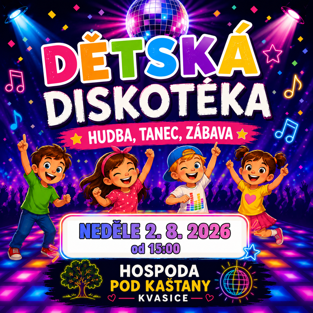 DĚTSKÁ DISKOTÉKA